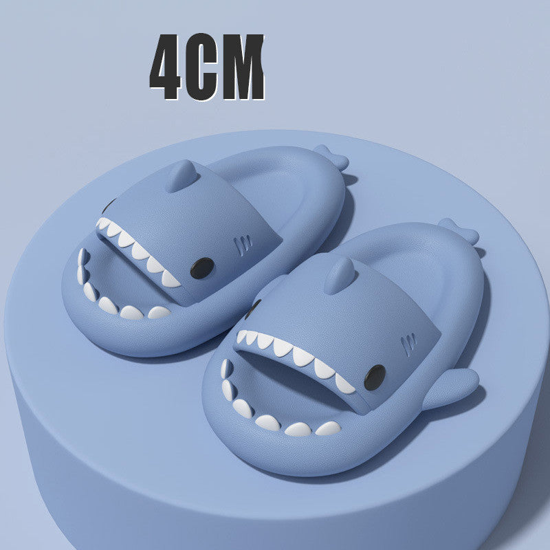 Cartoon Shark Slippers, Soft Indoor And Outdoor, Unisex