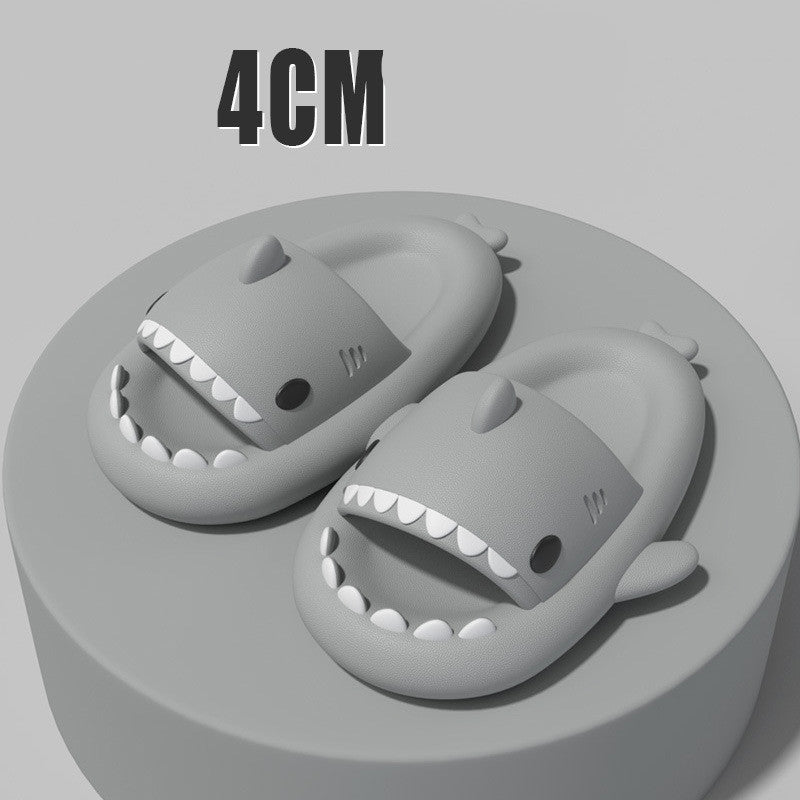 Cartoon Shark Slippers, Soft Indoor And Outdoor, Unisex