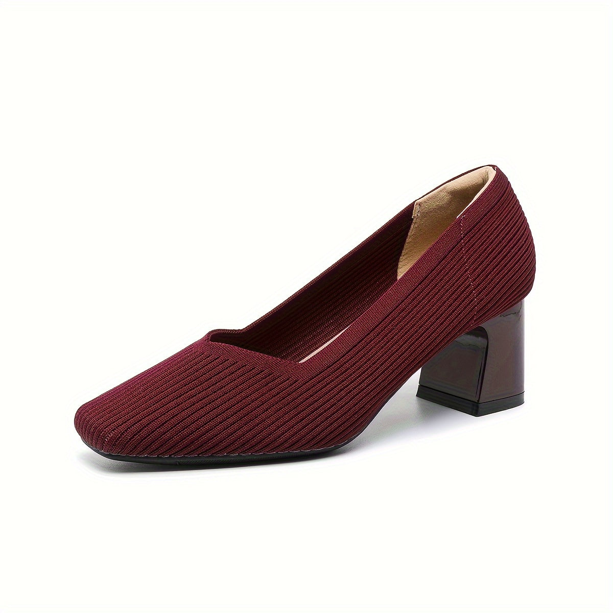 Women's Orthopaedic Pumps with Low Block Heel for Office Wear