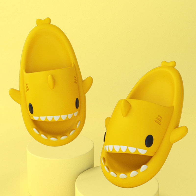 Cartoon Shark Slippers, Soft Indoor And Outdoor, Unisex
