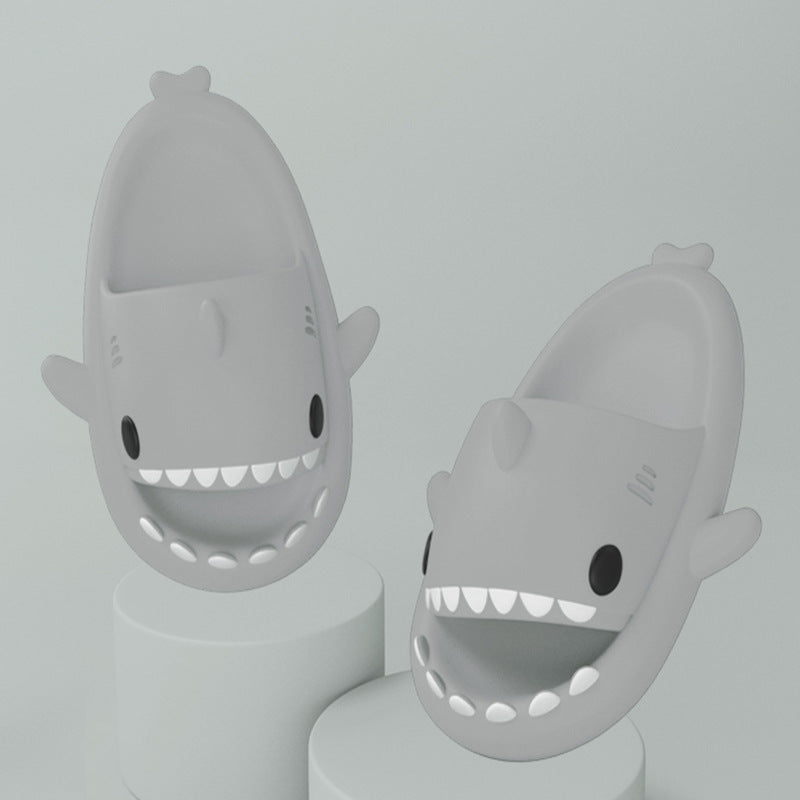 Cartoon Shark Slippers, Soft Indoor And Outdoor, Unisex