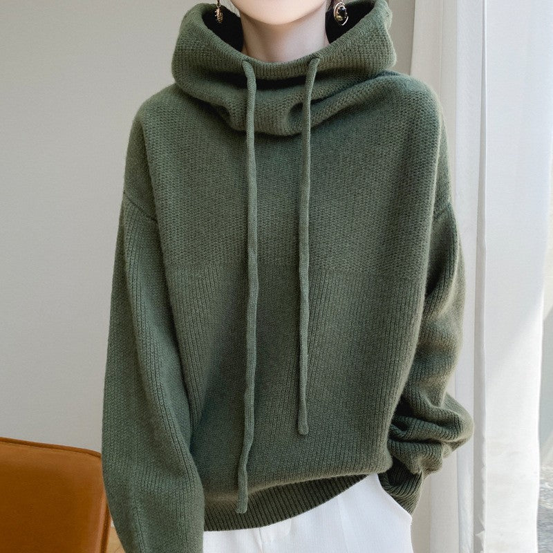 Women's Thick Lazy-Style Pullover Jumper, 100% Polyester