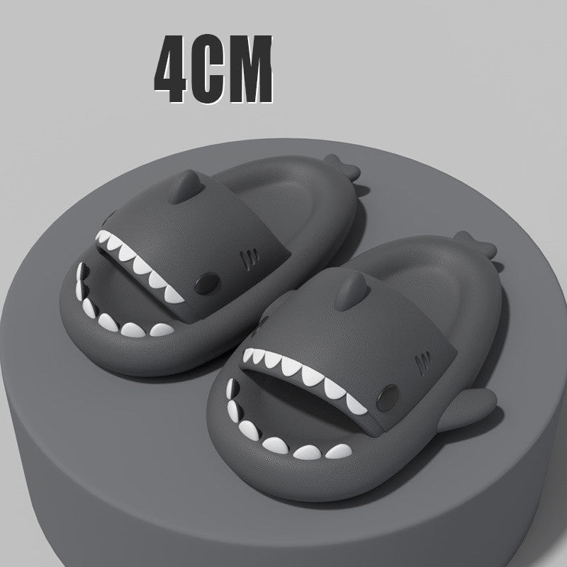 Cartoon Shark Slippers, Soft Indoor And Outdoor, Unisex