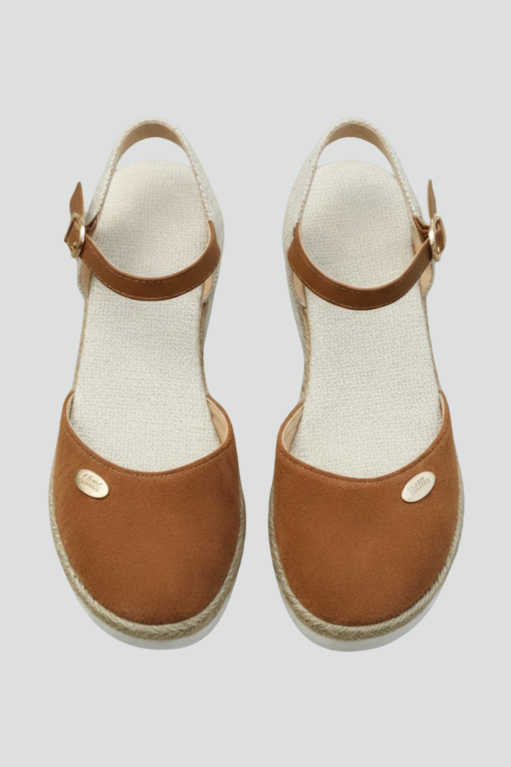 Women’s Closed-Toe Espadrille Sandals with Slingback Strap