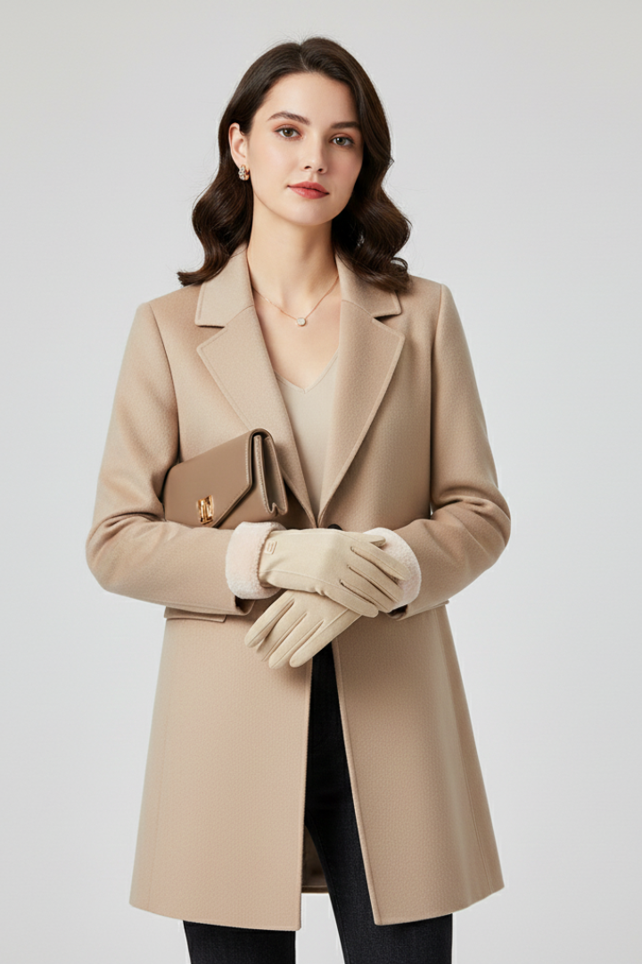Women’s Gloves with Lined Interior and Folded Cuffs