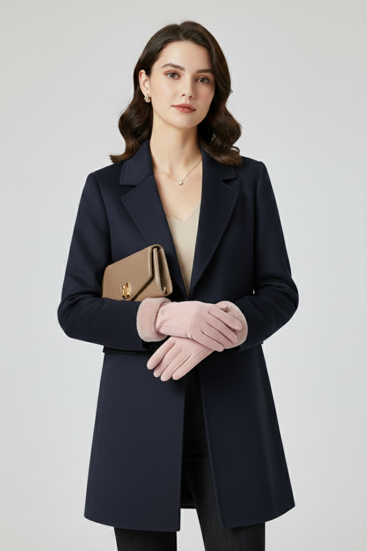 Women’s Gloves with Lined Interior and Folded Cuffs