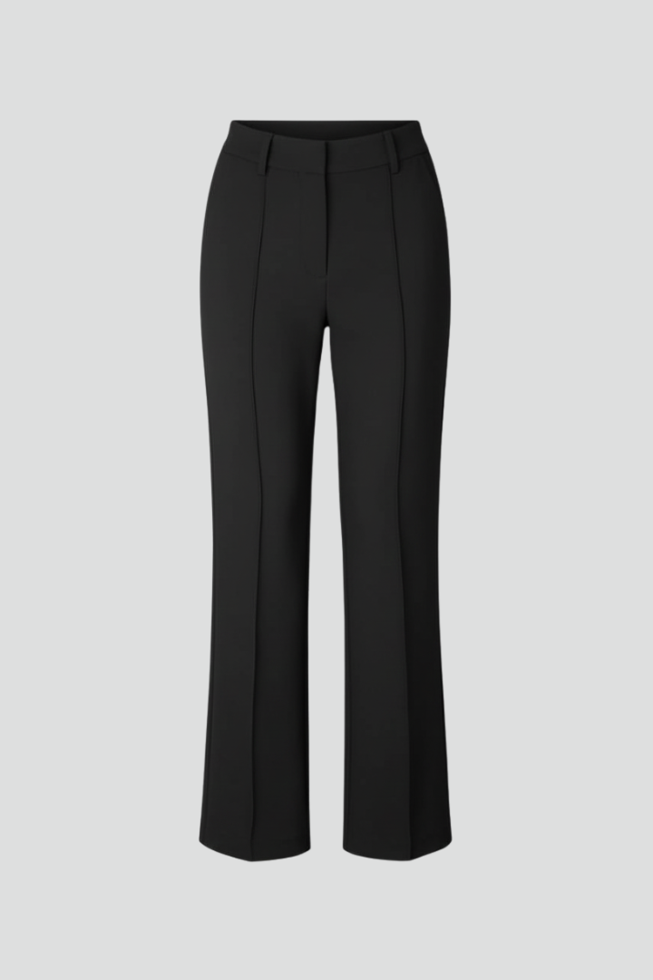 Women’s High-Waisted Trousers with Structured Fit and Versatile Style