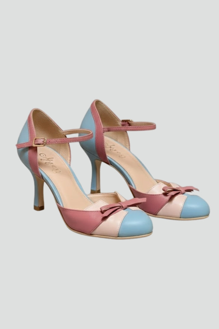 Women’s High Heels with Ankle Strap and Pointed Toe