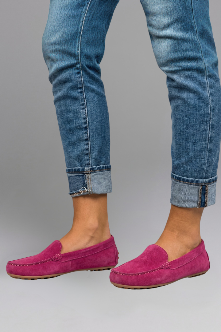 Women's Leather Loafers with Flat sole for Everyday Wear