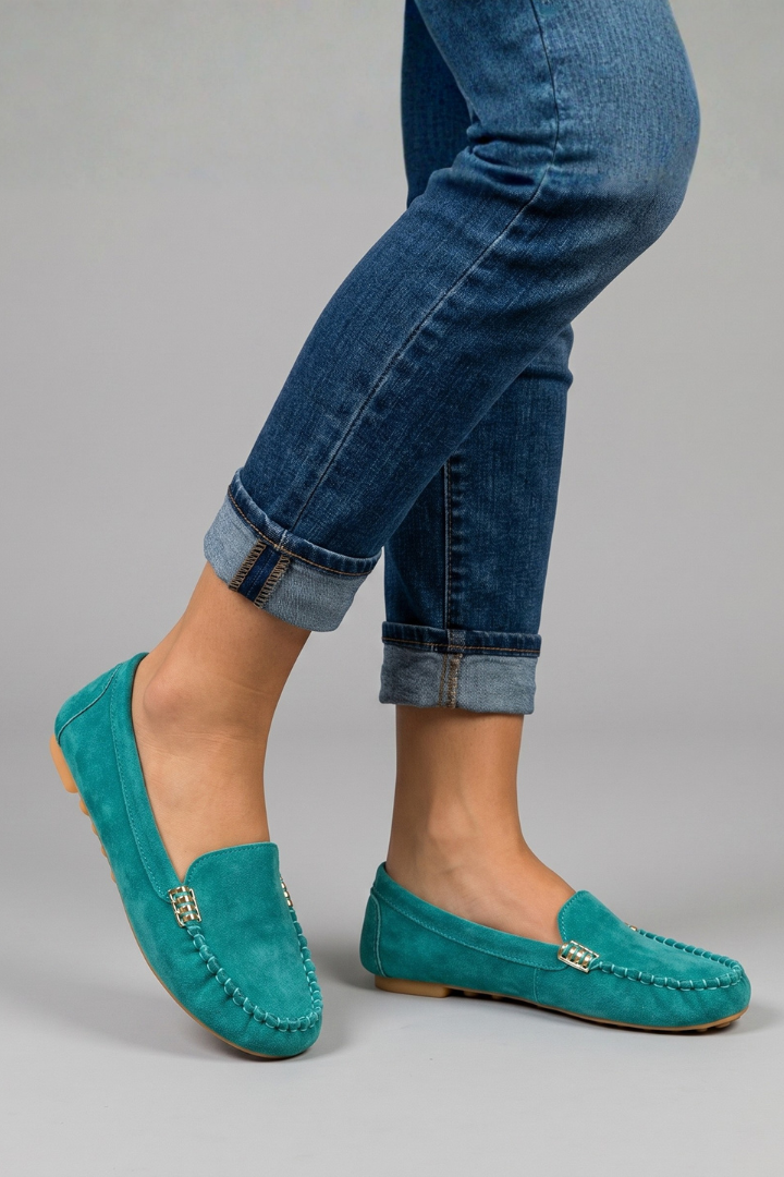 Women's Leather Loafers with Flat sole for Everyday Wear