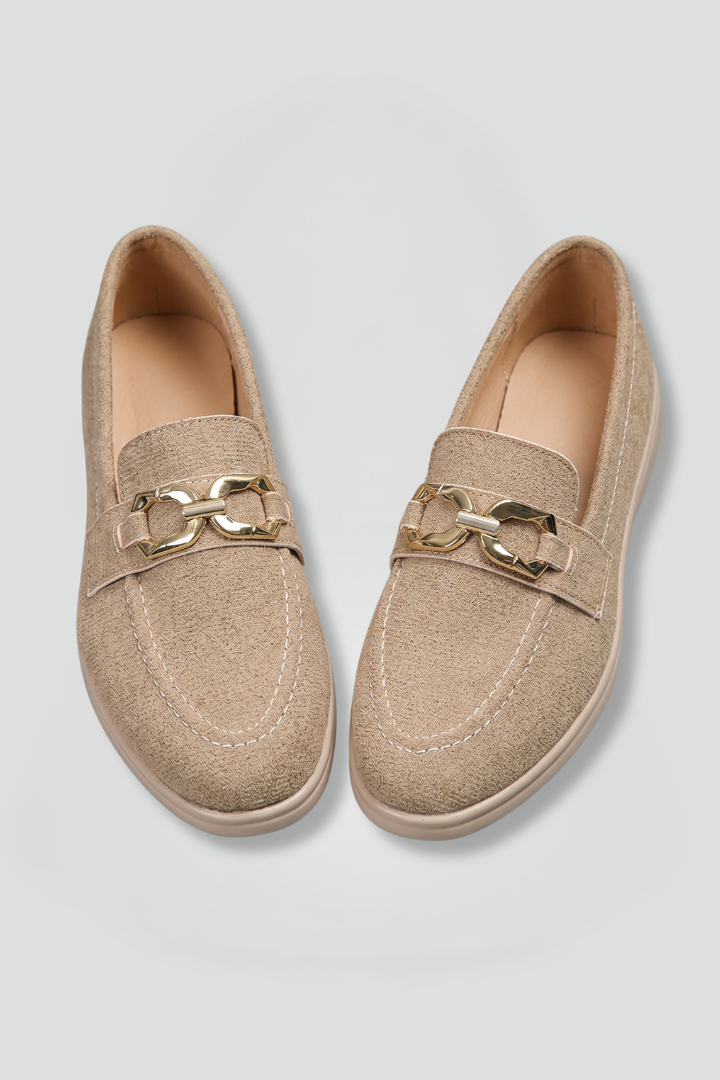 Women's Loafers with Flat Rubber Sole for Everyday Wear