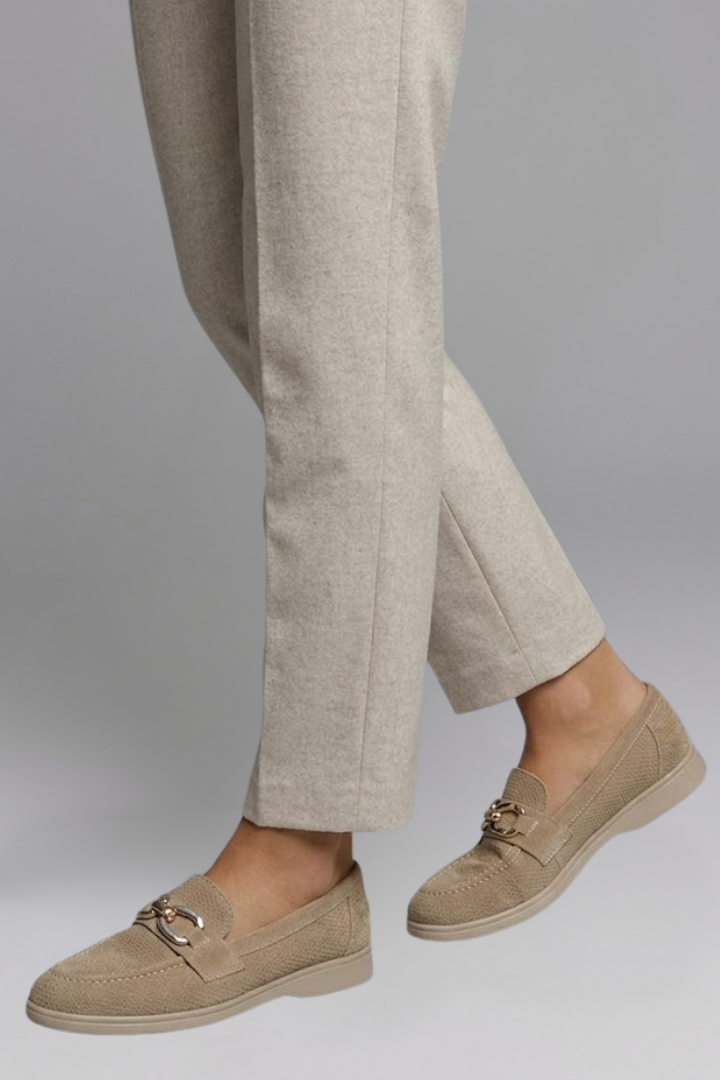 Women's Loafers with Flat Rubber Sole for Everyday Wear