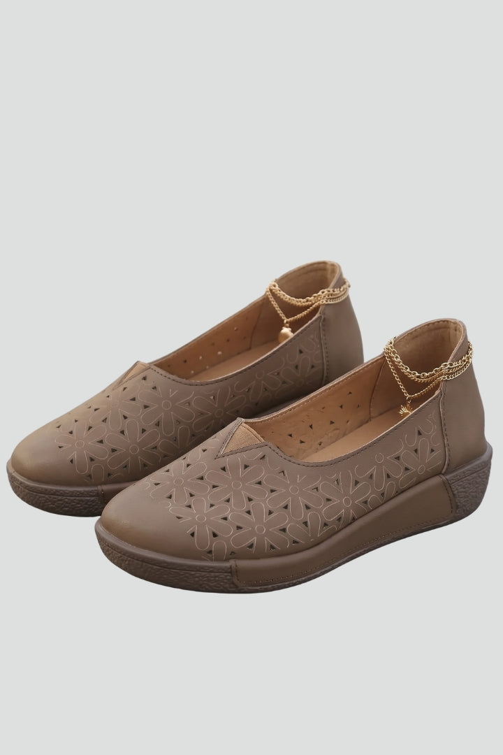 Women's Loafers with Slip On Design and Cushioned Sole