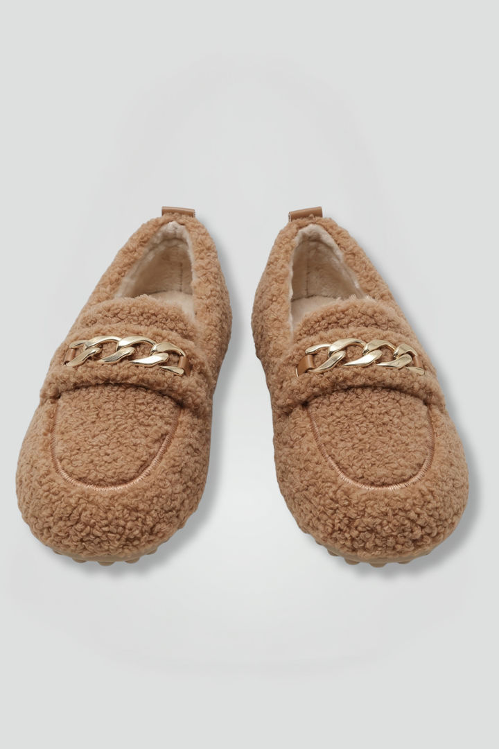 Women's Loafers with Slip On Design for Winter Wear