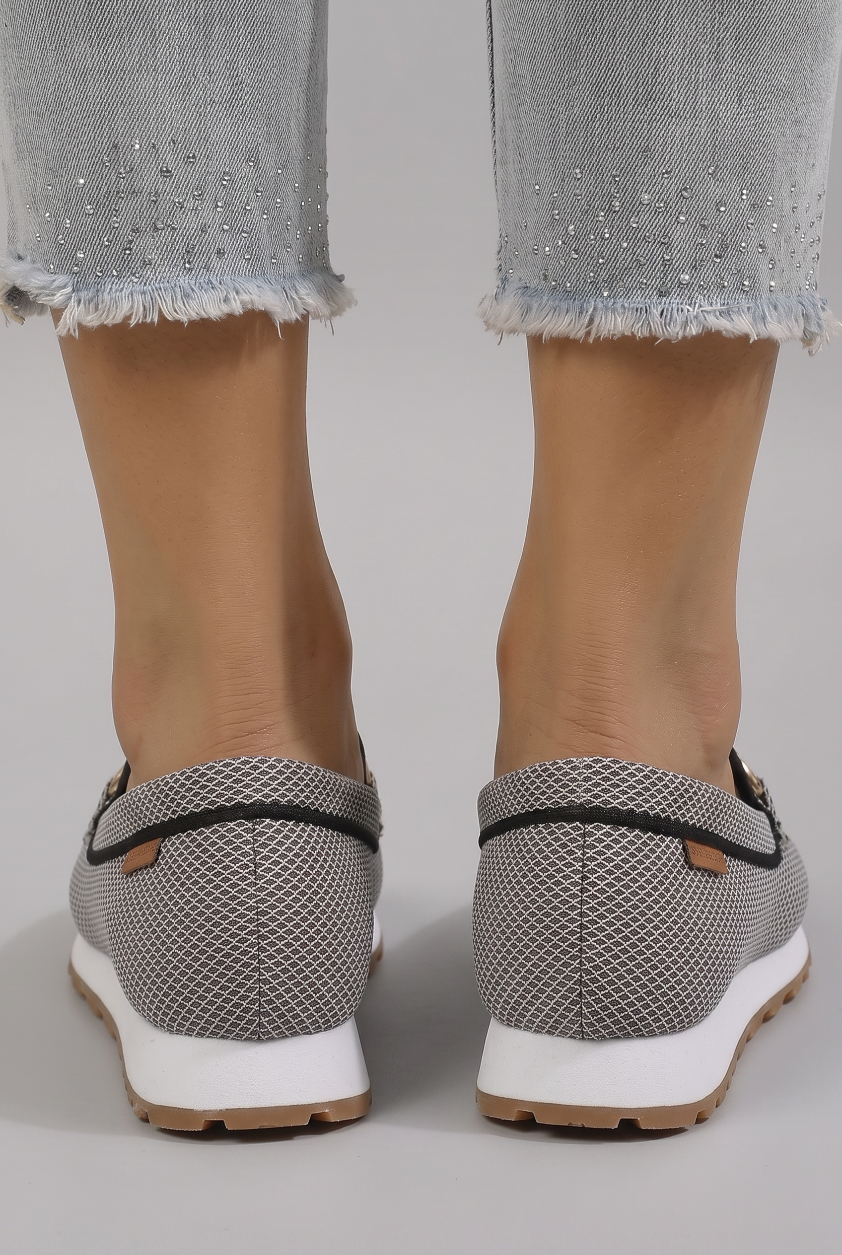 Women's Loafers with Textured Mesh for All-Day Comfort