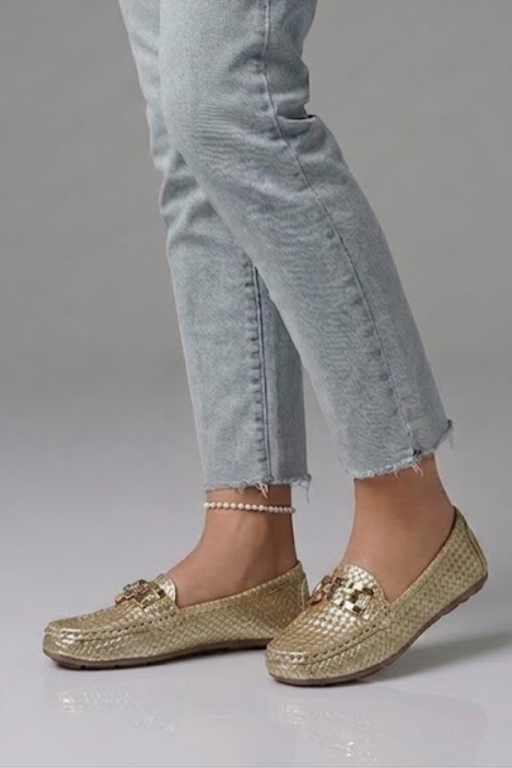 Women's Loafers with Textured Upper for Everyday Wear