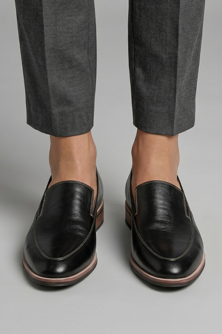 Women's Orthopaedic Loafers with Slip On Design for Office Wear