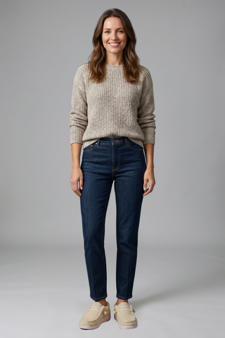 Women's Orthopaedic Loafers with Slip On Design for Winter