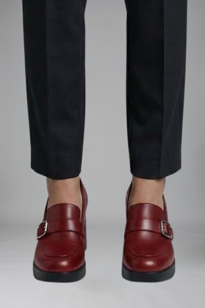 Women's Orthopaedic Pumps with Block Heel for Office Wear