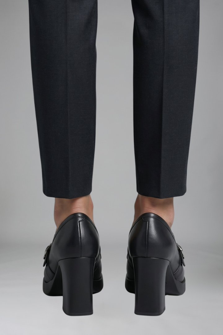 Women's Orthopaedic Pumps with Block Heel for Office Wear
