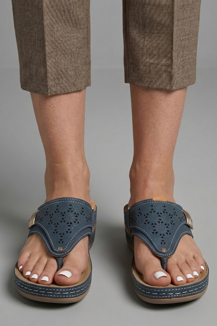 Women's Orthopaedic Sandals with Wedge Sole for Summer
