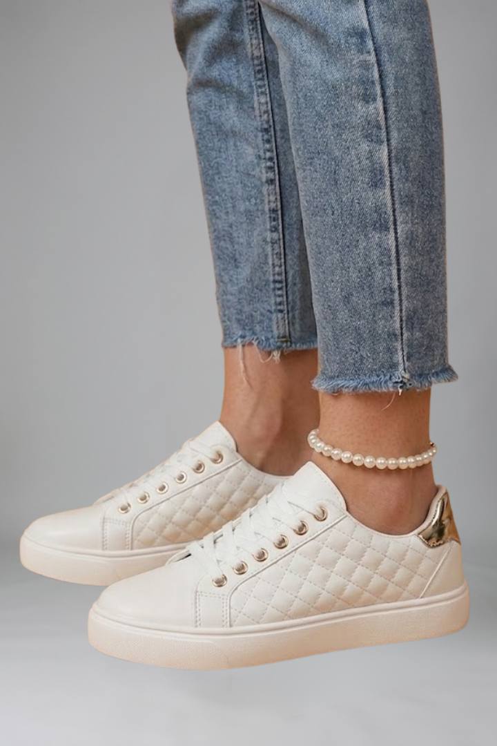 Women's Orthopaedic Trainers with Flat Rubber Outsole for Everyday Wear