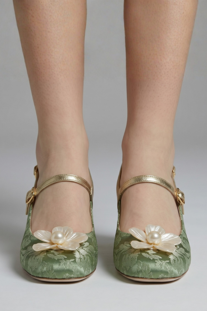 Women's Pumps with Block Heel for Cocktail Events
