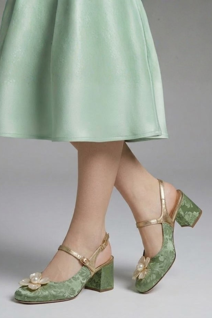 Women's Pumps with Block Heel for Cocktail Events