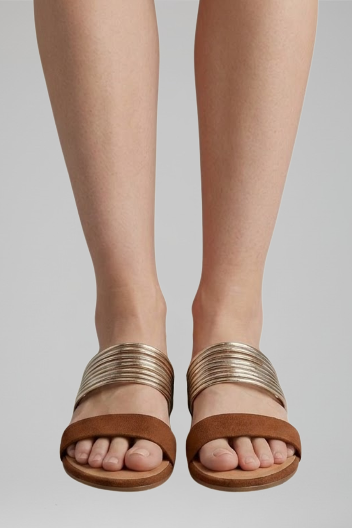 Women's Sandals with Cushioned Footbed for Summer