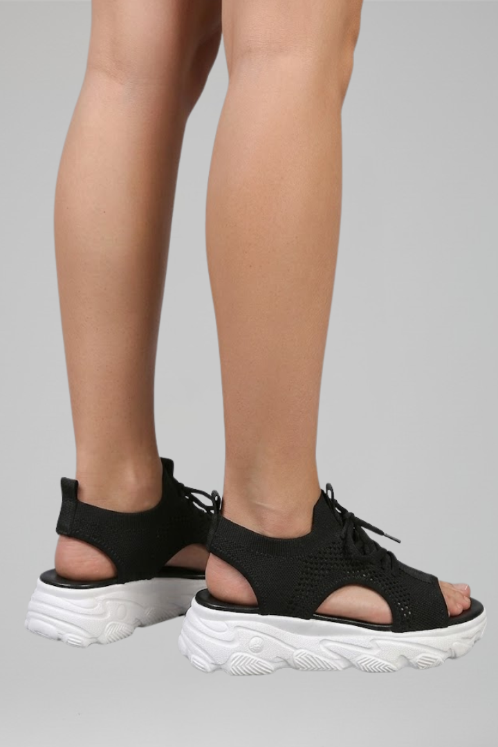 Women's Sandals with Lace-Up for Summer