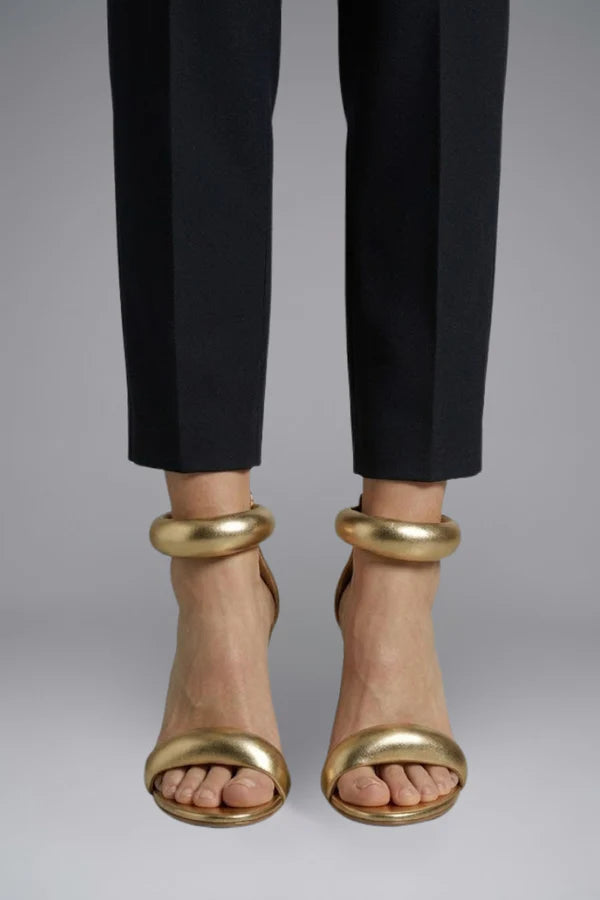 Women's Sandals with Slim High Heel for All-Season Wear