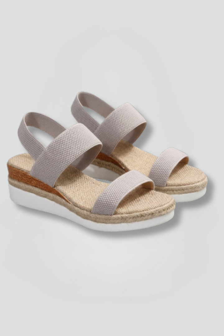 Women's Sandals with Stretch-Fit Straps for Summer