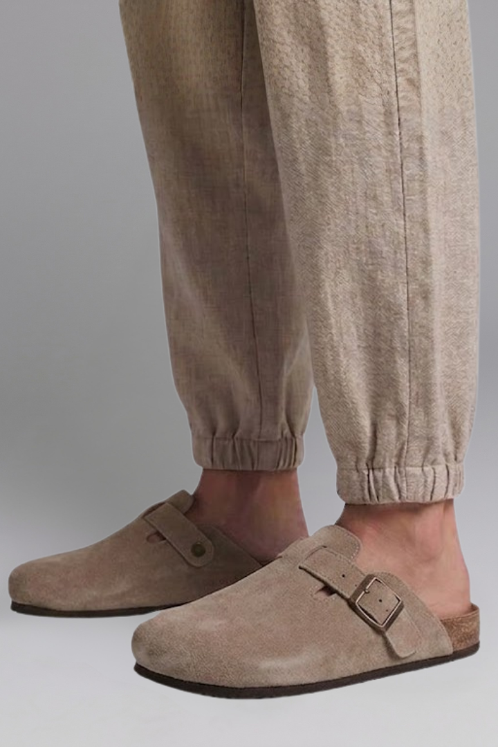 Women's Sandals with Suede Clogs for Everyday Wear