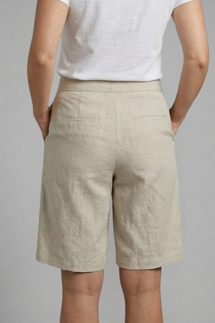 Women’s Shorts with Elastic Waistband and Side Pockets