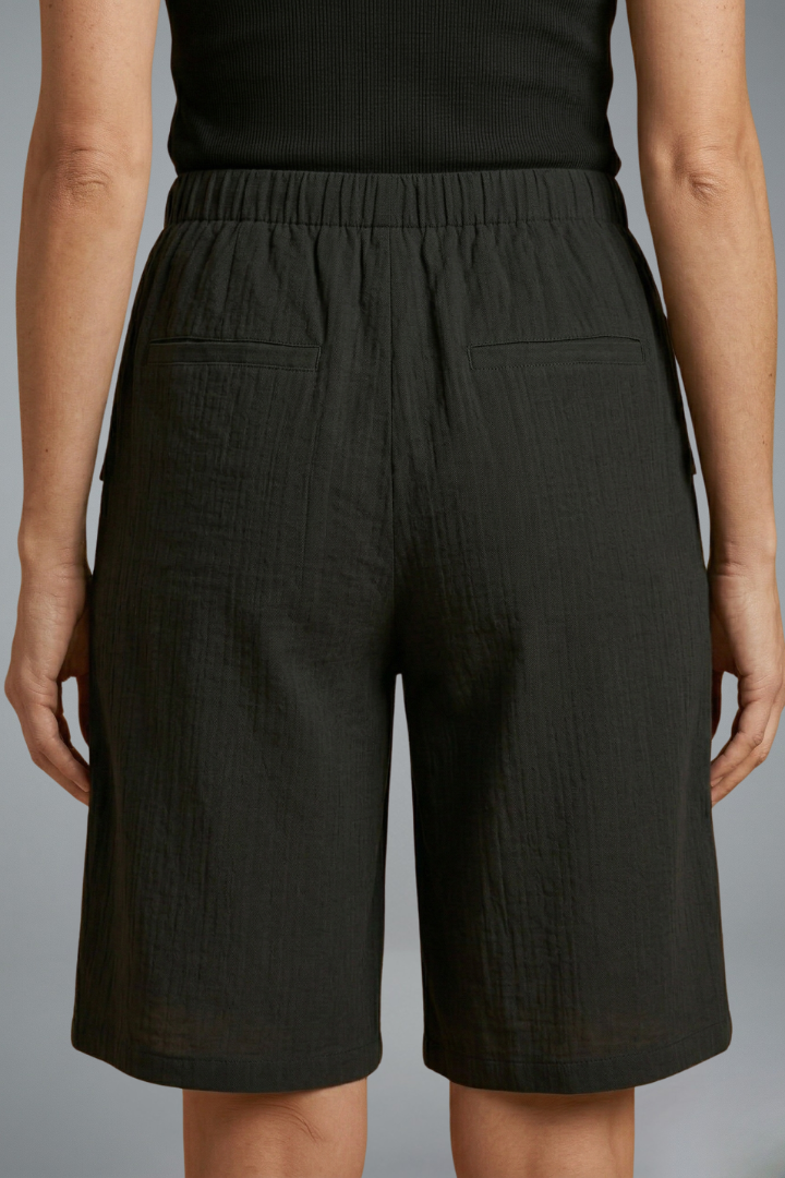 Women’s Shorts with Elasticated Waistband and Drawstring