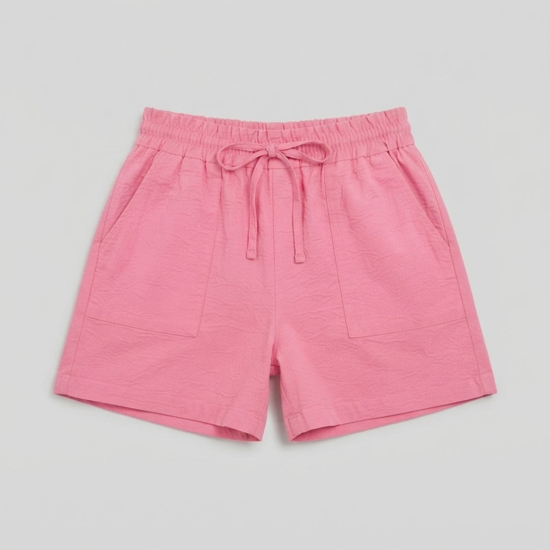 Women’s Shorts with Tie Waist and Side Pockets