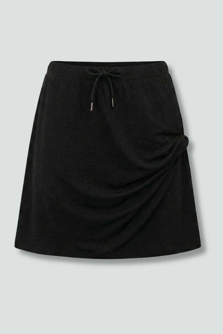 Women’s Skirt with Drawstring Waist and Built-In Shorts