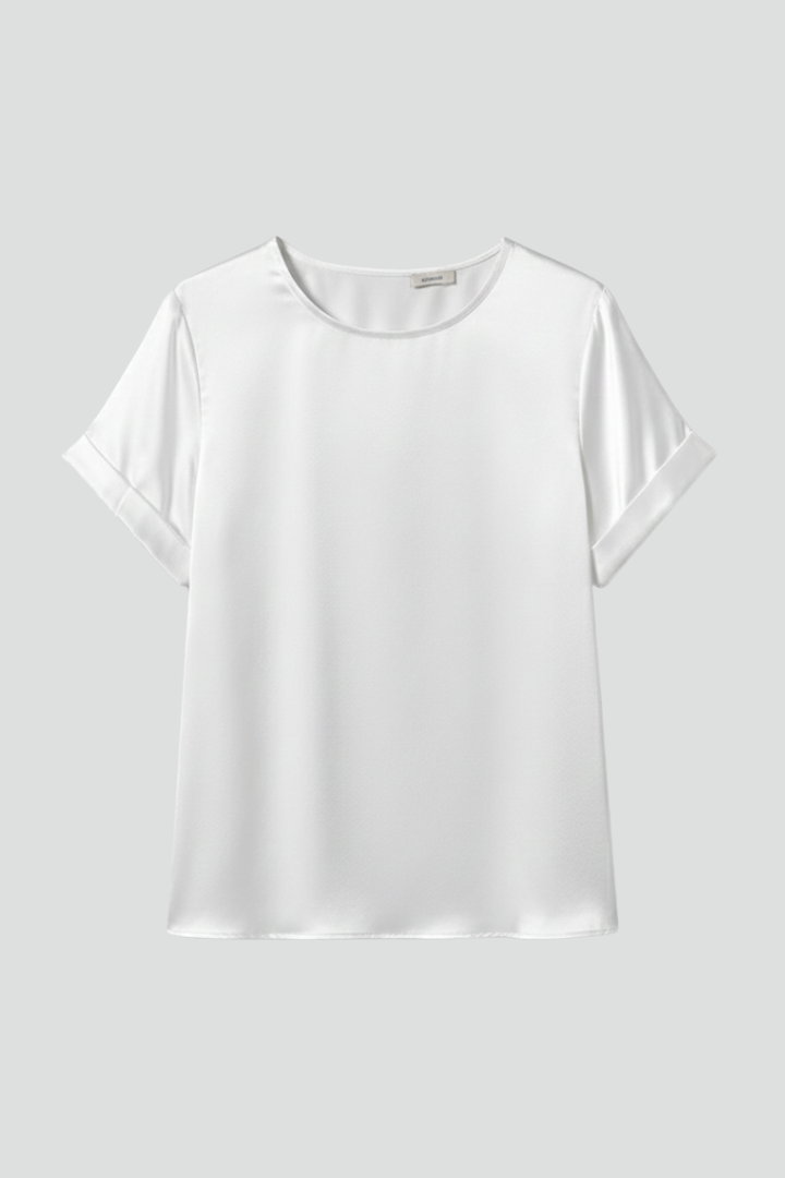 Women’s T-Shirt with Round Neck and Short Sleeves