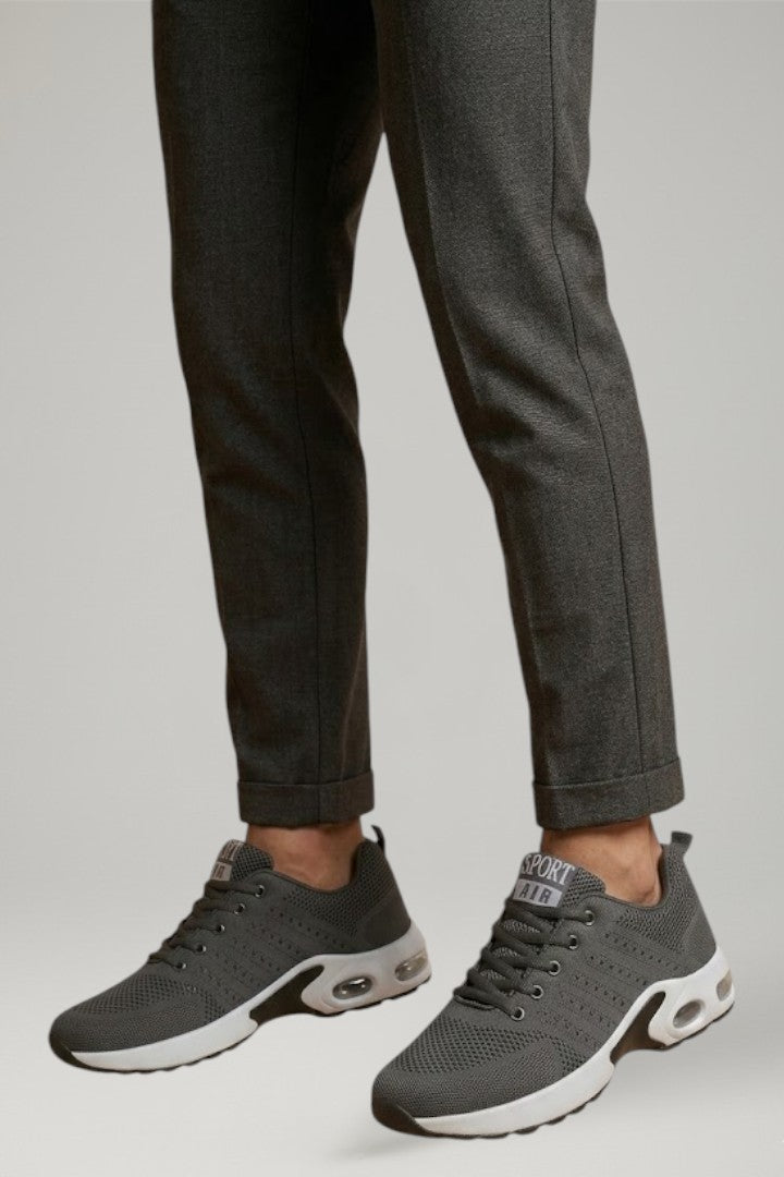 Women's Trainers with Cushioned Sole and Lace Fastening