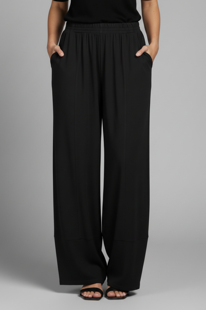 Women’s Trousers with Elastic Waist and Side Pockets