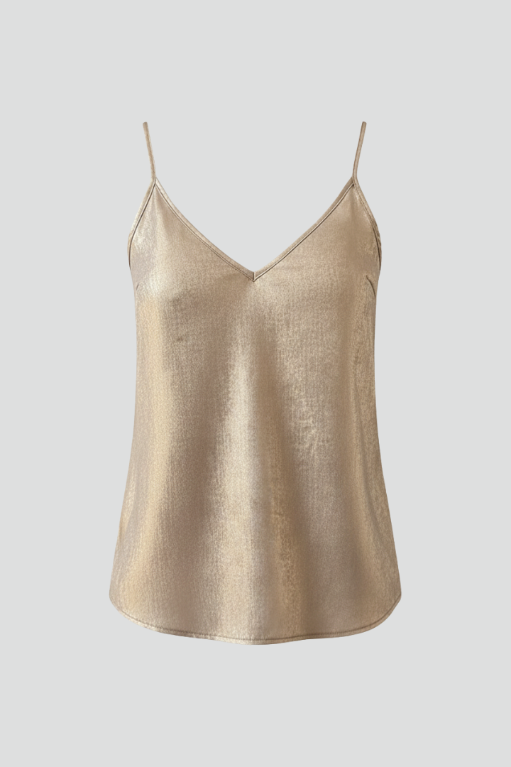 Women’s V-Neck Cami Top with Spaghetti Straps