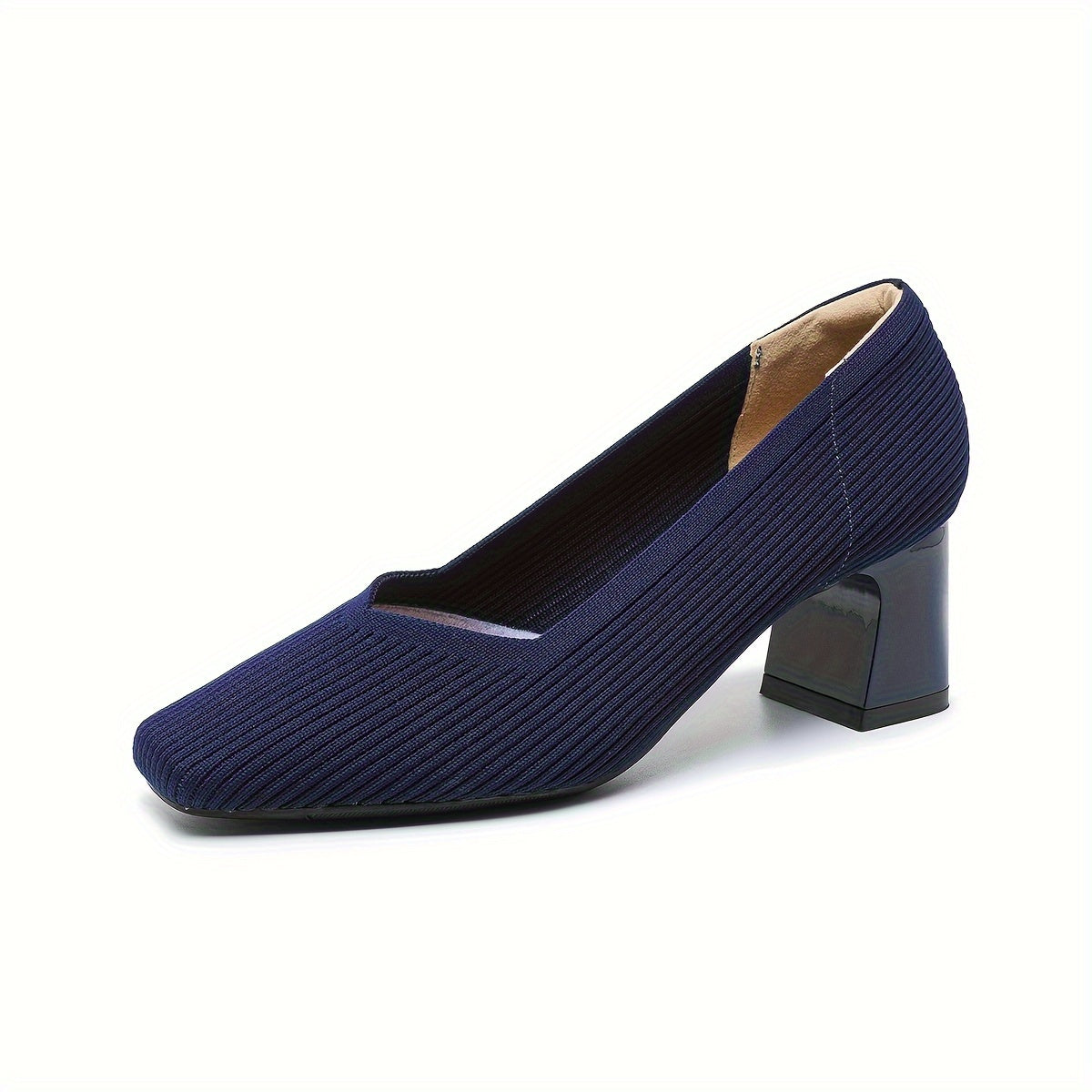 Women's Orthopaedic Pumps with Low Block Heel for Office Wear