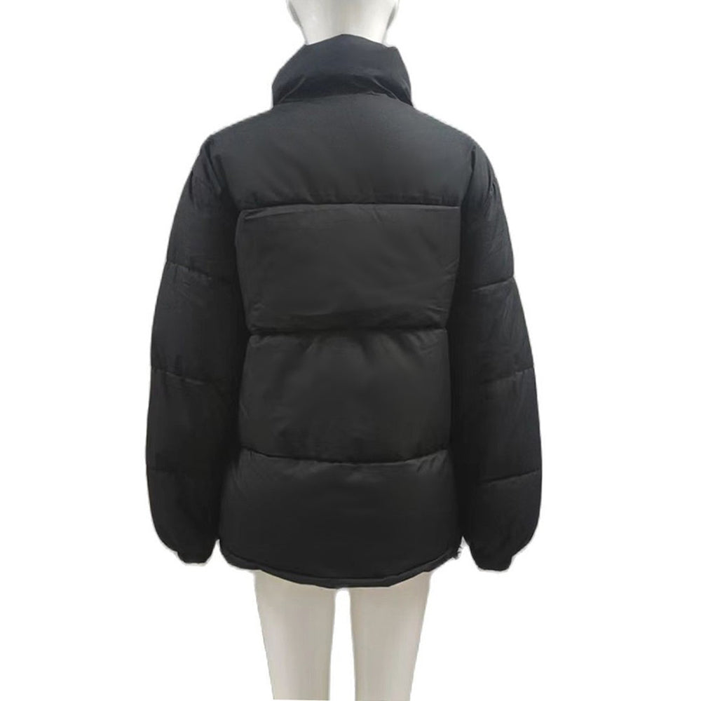 Women's Windproof Padded Puffer Jacket, Thick And Loose