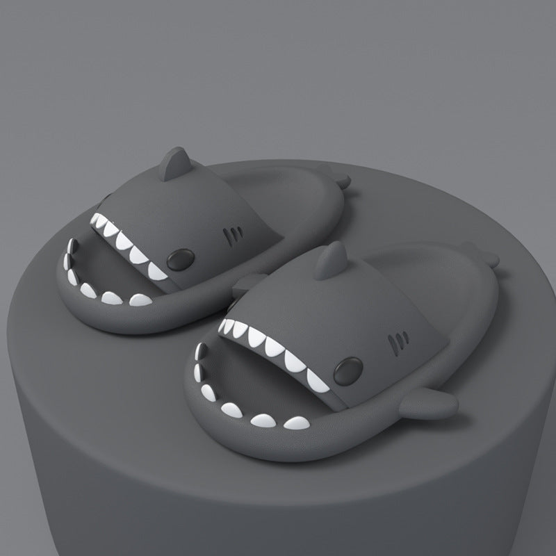 Cartoon Shark Slippers, Soft Indoor And Outdoor, Unisex