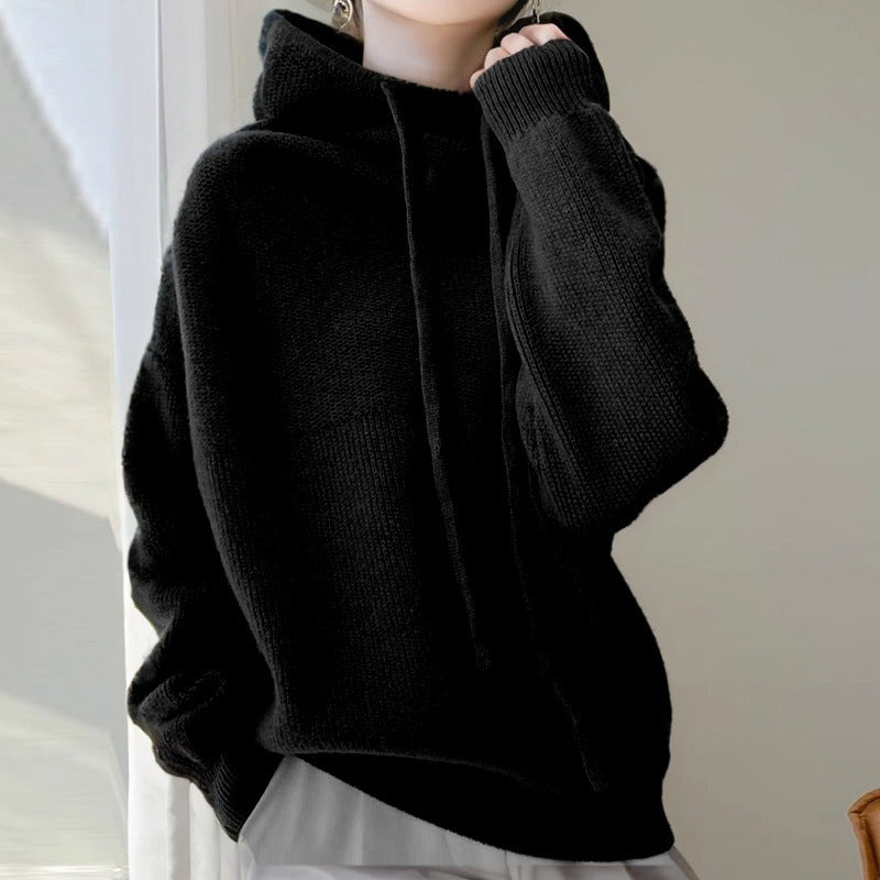 Women's Thick Lazy-Style Pullover Jumper, 100% Polyester