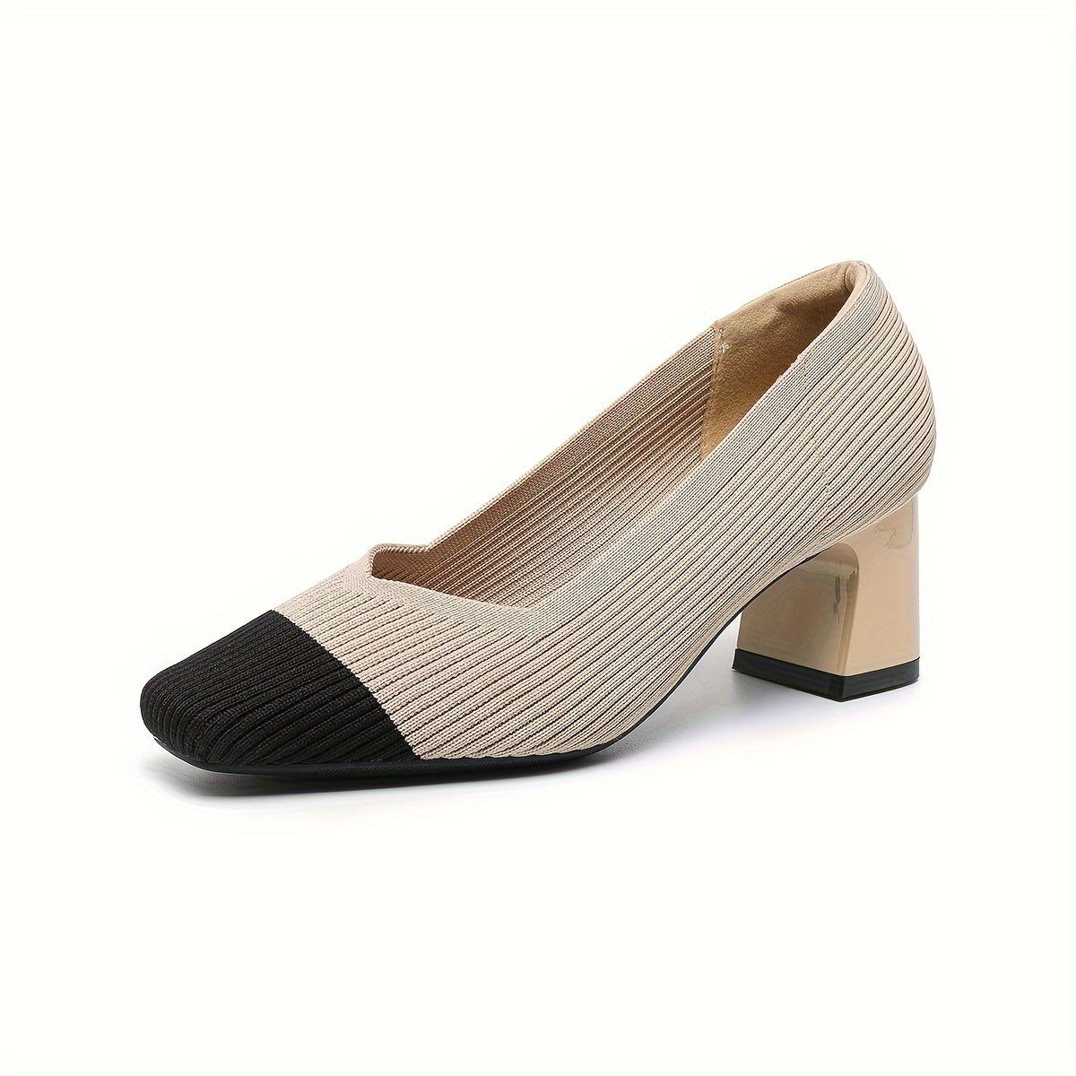 Women's Orthopaedic Pumps with Block Heel Design for Office Wear