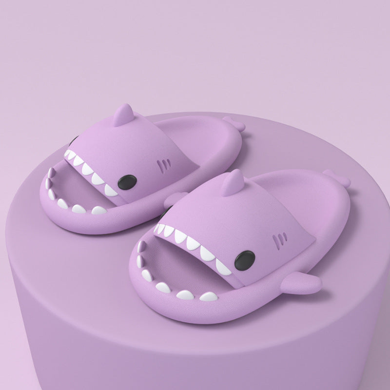 Cartoon Shark Slippers, Soft Indoor And Outdoor, Unisex