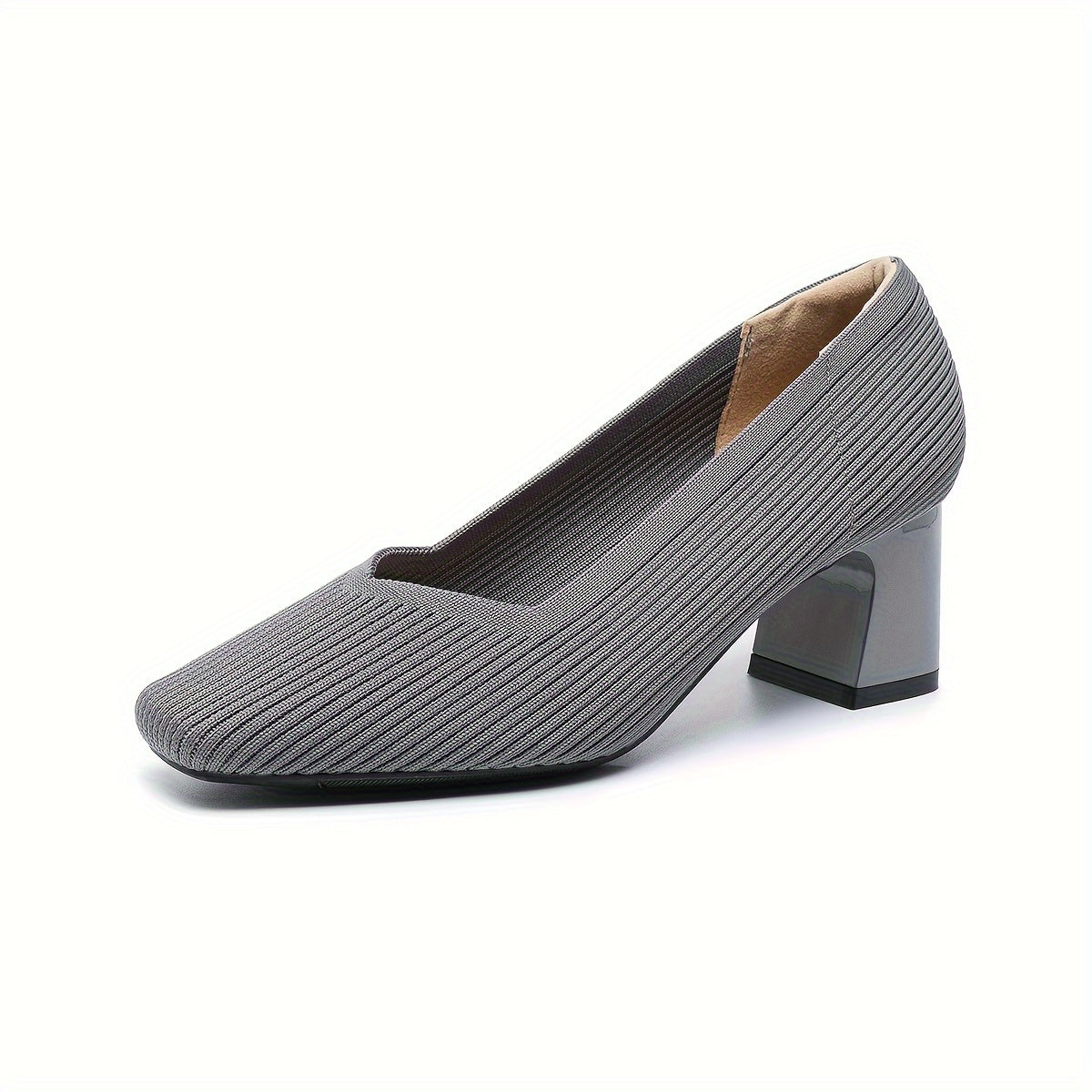 Women's Orthopaedic Pumps with Low Block Heel for Office Wear