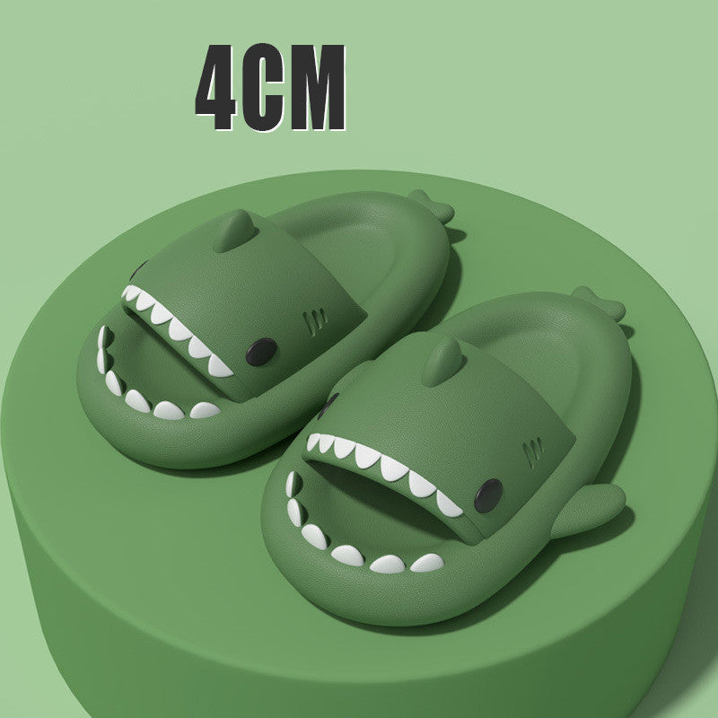 Cartoon Shark Slippers, Soft Indoor And Outdoor, Unisex