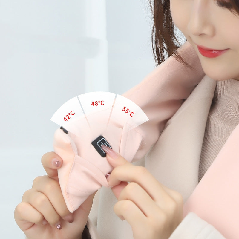 USB Heated Scarf With Three Temperature Settings, 700mAh